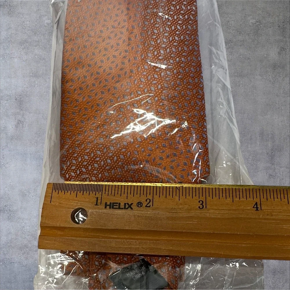 Michael Kors Necktie Lot‎ Mens OS Blue/Striped/Orange 3 Piece Silk Mixed Lot Set